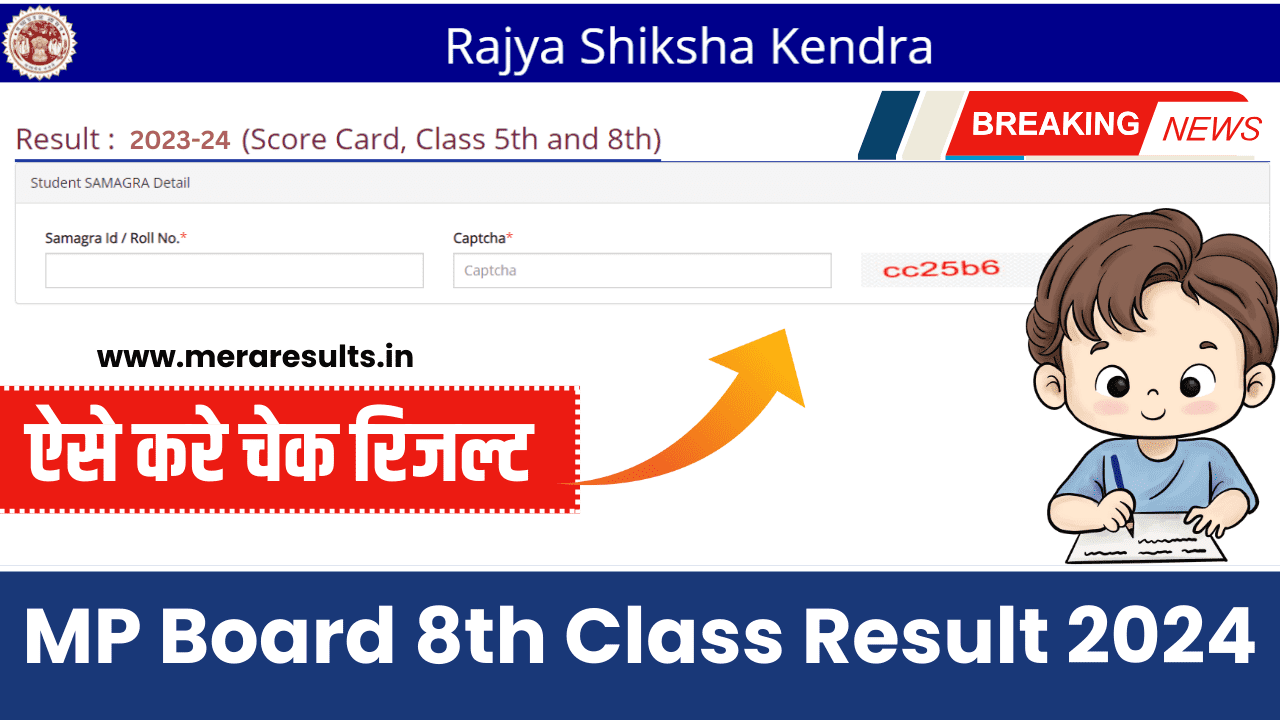 MP Board 8th Class Result 2024