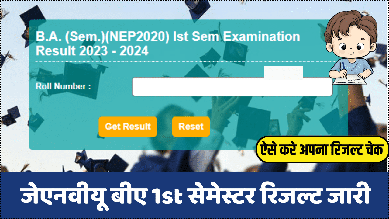 JNVU BA 1st Year Result 2024