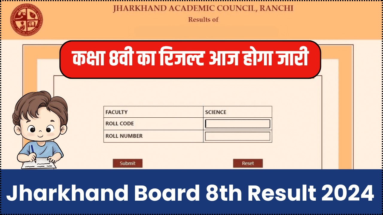 Jharkhand Board 8th Result 2024