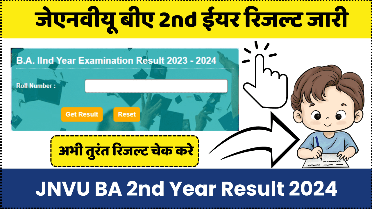 JNVU BA 2nd Year Result 2024